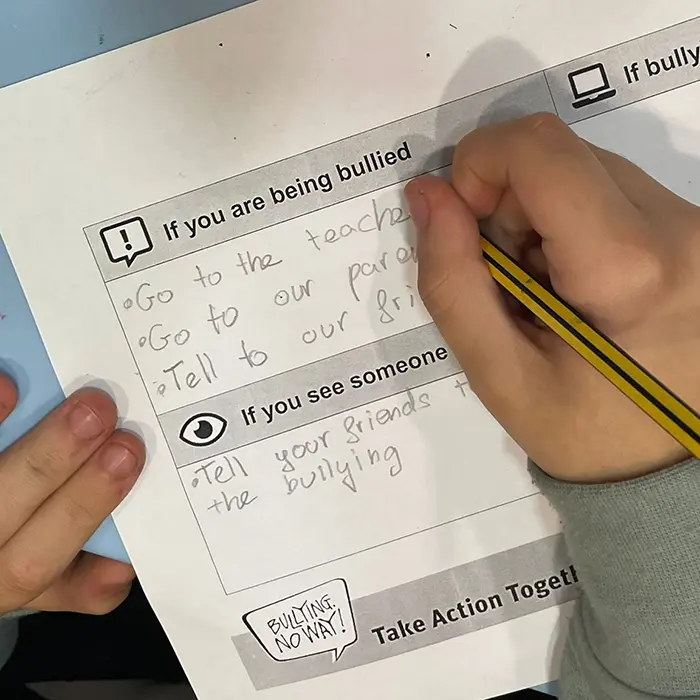 Actividad contra el bullying en inglés en Ian’s School Gijón